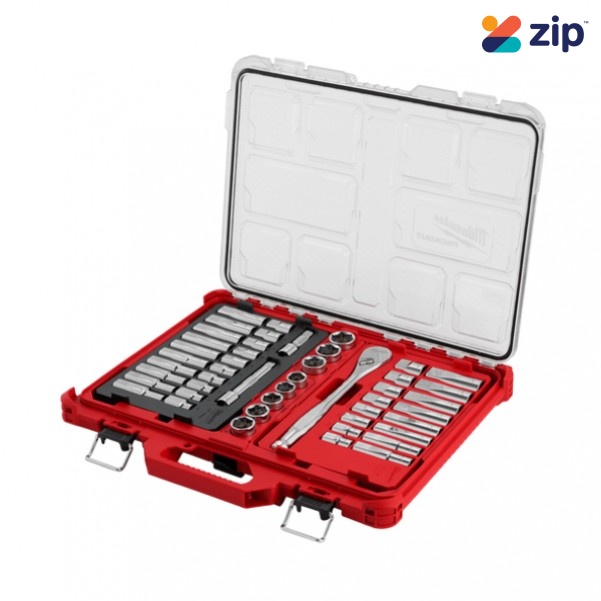 Milwaukee 48229487 - 47pc 1/2" Drive Ratchet & Socket Set 